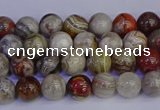 CAG9110 15.5 inches 4mm round Mexican crazy lace agate beads