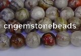 CAG9111 15.5 inches 6mm round Mexican crazy lace agate beads