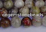 CAG9113 15.5 inches 10mm round Mexican crazy lace agate beads