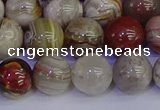 CAG9114 15.5 inches 12mm round Mexican crazy lace agate beads