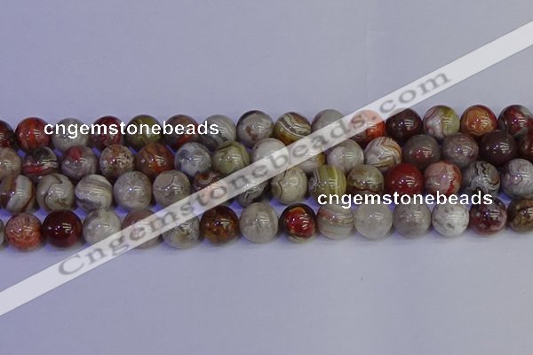 CAG9115 15.5 inches 14mm round Mexican crazy lace agate beads