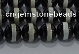 CAG9133 15.5 inches 8mm round tibetan agate beads wholesale