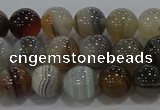 CAG9149 15.5 inches 8mm round line agate beads wholesale