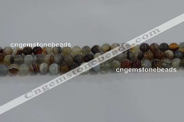 CAG9149 15.5 inches 8mm round line agate beads wholesale