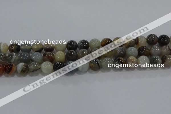 CAG9151 15.5 inches 12mm round line agate beads wholesale