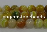 CAG9163 15.5 inches 6mm round line agate beads wholesale