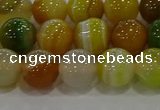 CAG9165 15.5 inches 10mm round line agate beads wholesale