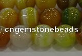 CAG9166 15.5 inches 12mm round line agate beads wholesale