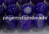 CAG9173 15.5 inches 12mm round line agate beads wholesale