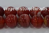 CAG9178 15.5 inches 8mm round line agate beads wholesale