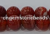 CAG9179 15.5 inches 10mm round line agate beads wholesale