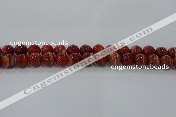 CAG9179 15.5 inches 10mm round line agate beads wholesale