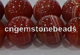 CAG9182 15.5 inches 16mm round line agate beads wholesale