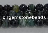 CAG9185 15.5 inches 6mm round line agate beads wholesale