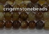 CAG9193 15.5 inches 6mm round line agate gemstone beads