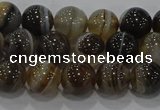 CAG9194 15.5 inches 8mm round line agate gemstone beads