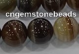 CAG9206 15.5 inches 14mm round line agate gemstone beads