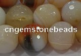 CAG9226 15.5 inches 16mm faceted round line agate beads wholesale