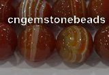 CAG9234 15.5 inches 14mm faceted round line agate beads wholesale