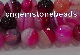 CAG9241 15.5 inches 8mm faceted round line agate beads wholesale