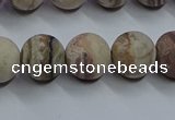 CAG9293 15.5 inches 10mm round matte Mexican crazy lace agate beads