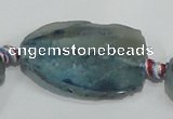 CAG931 16 inches rough agate gemstone nugget beads wholesale