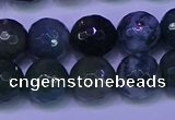 CAG9364 15.5 inches 12mm faceted round moss agate beads wholesale