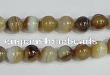 CAG937 16 inches 8mm round madagascar agate gemstone beads