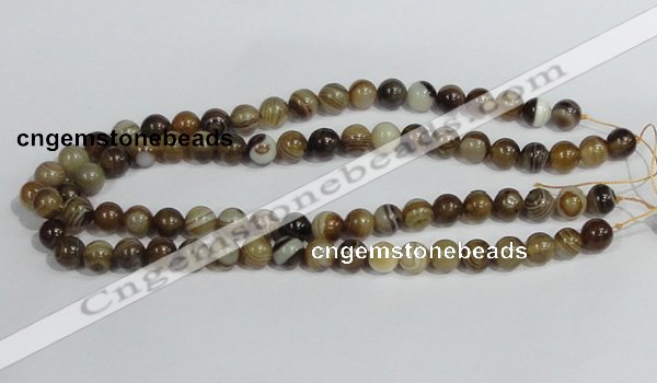 CAG938 16 inches 10mm round madagascar agate gemstone beads