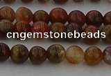 CAG9391 15.5 inches 6mm round red moss agate beads wholesale