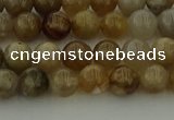 CAG9401 15.5 inches 6mm round ocean fossil agate beads wholesale