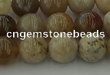 CAG9403 15.5 inches 10mm round ocean fossil agate beads wholesale