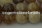 CAG9404 15.5 inches 12mm round ocean fossil agate beads wholesale