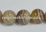 CAG941 16 inches 16mm round madagascar agate gemstone beads
