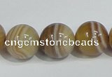 CAG941 16 inches 16mm round madagascar agate gemstone beads