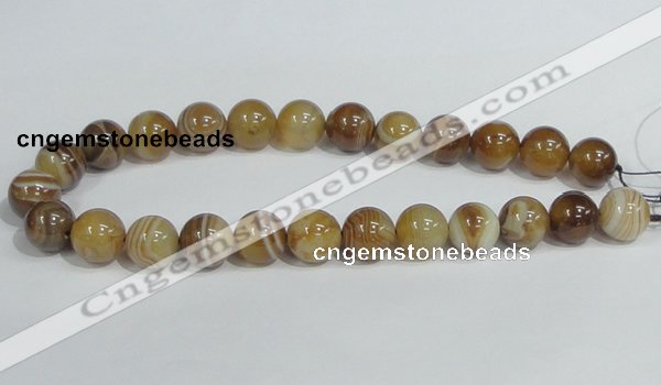 CAG941 16 inches 16mm round madagascar agate gemstone beads