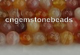 CAG9561 15.5 inches 6mm round red botswana agate gemstone beads