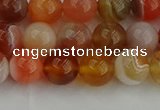 CAG9562 15.5 inches 8mm round red botswana agate gemstone beads