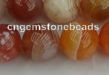 CAG9565 15.5 inches 14mm round red botswana agate gemstone beads