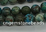 CAG9601 15.5 inches 8mm round ocean agate gemstone beads wholesale