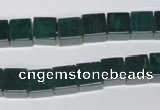 CAG961 15.5 inches 8*8mm cube green agate gemstone beads wholesale