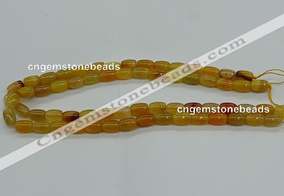 CAG9621 15.5 inches 8*12mm drum dragon veins agate beads wholesale