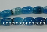 CAG9624 15.5 inches 8*12mm drum dragon veins agate beads wholesale