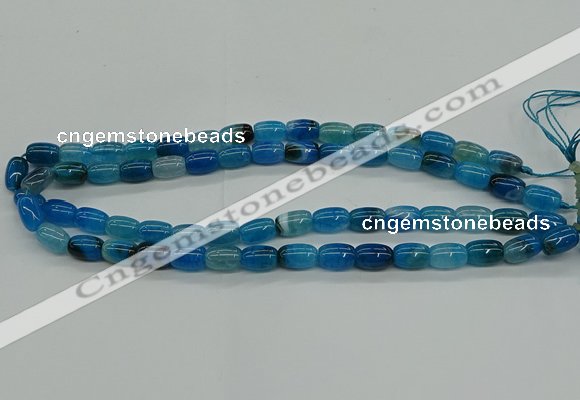 CAG9624 15.5 inches 8*12mm drum dragon veins agate beads wholesale