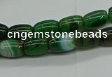 CAG9625 15.5 inches 8*12mm drum dragon veins agate beads wholesale