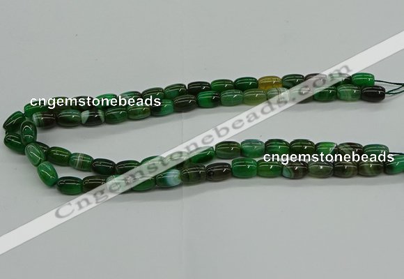 CAG9625 15.5 inches 8*12mm drum dragon veins agate beads wholesale