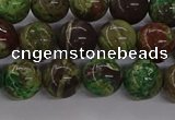 CAG9646 15.5 inches 8mm round ocean agate gemstone beads wholesale