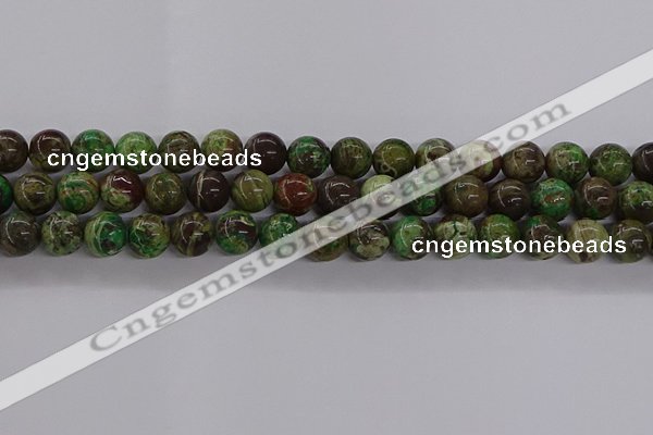 CAG9648 15.5 inches 12mm round ocean agate gemstone beads wholesale