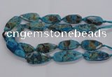 CAG9650 15.5 inches 20*40mm - 20*45mm freeform ocean agate beads