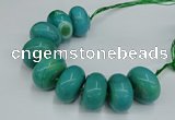 CAG9685 7.5 inches 20*35mm rondelle agate gemstone beads